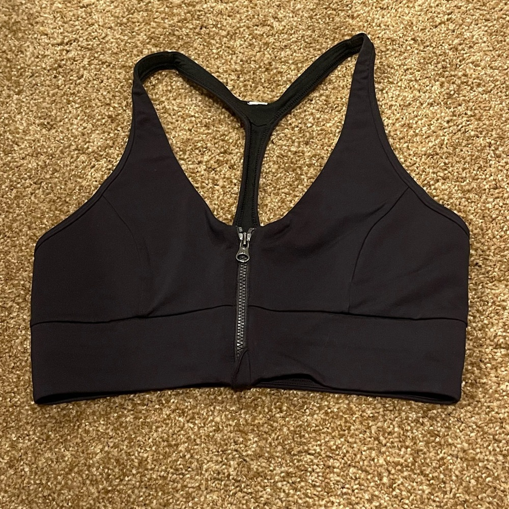 Lululemon zip-up sports bra!